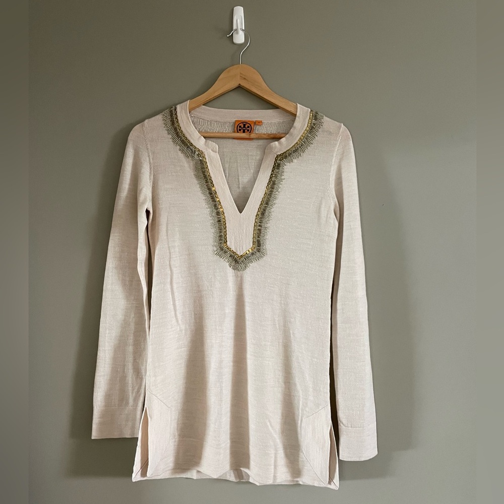 Tory Burch Beaded Tunic